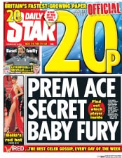 Daily Star (UK) Newspaper Front Page for 19 May 2016