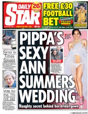 Daily Star (UK) Newspaper Front Page for 19 May 2017