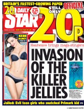 Daily Star (UK) Newspaper Front Page for 19 July 2016