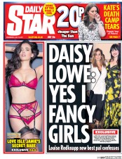 Daily Star (UK) Newspaper Front Page for 19 July 2017