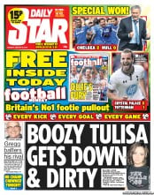 Daily Star Newspaper Front Page (UK) for 19 August 2013
