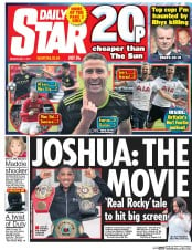 Daily Star (UK) Newspaper Front Page for 1 May 2017