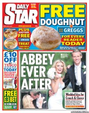 Daily Star (UK) Newspaper Front Page for 1 July 2011