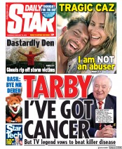 Daily Star (UK) Newspaper Front Page for 20 February 2020