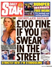 Daily Star (UK) Newspaper Front Page for 20 April 2019