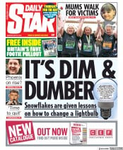 Daily Star (UK) Newspaper Front Page for 20 May 2019