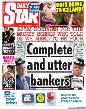 Daily Star (UK) Newspaper Front Page for 20 July 2023