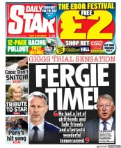 Daily Star (UK) Newspaper Front Page for 20 August 2022