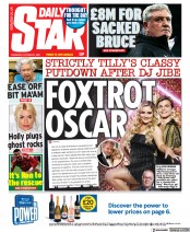 Daily Star (UK) Newspaper Front Page for 21 October 2021