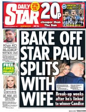 Daily Star (UK) Newspaper Front Page for 21 November 2017