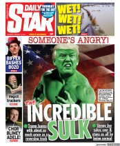 Daily Star (UK) Newspaper Front Page for 21 January 2021
