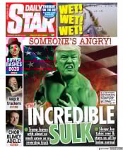 Daily Star (UK) Newspaper Front Page for 21 January 2021