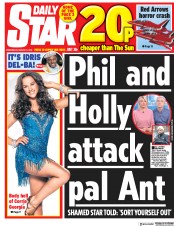 Daily Star (UK) Newspaper Front Page for 21 March 2018
