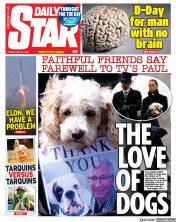 Daily Star (UK) Newspaper Front Page for 21 April 2023