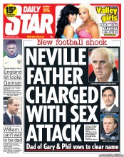 Daily Star (UK) Newspaper Front Page for 21 May 2013