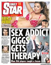 Daily Star (UK) Newspaper Front Page for 21 June 2011