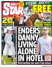 Daily Star (UK) Newspaper Front Page for 21 June 2017