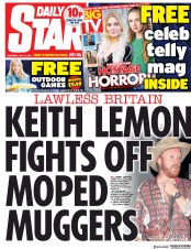 Daily Star (UK) Newspaper Front Page for 21 July 2018