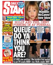 Daily Star (UK) Newspaper Front Page for 21 September 2022