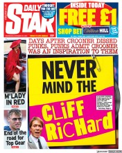 Daily Star front page for 22 November 2023
