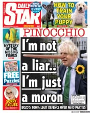 Daily Star front page for 22 March 2023