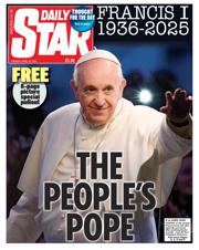 Daily Star front page for 22 April 2025