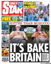 Daily Star (UK) Newspaper Front Page for 22 May 2023