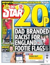 Daily Star (UK) Newspaper Front Page for 22 June 2016
