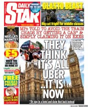Daily Star front page for 22 June 2022