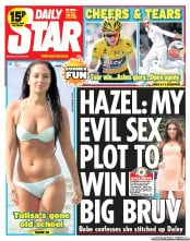 Daily Star Newspaper Front Page (UK) for 22 July 2013