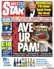 Daily Star front page for 22 September 2023