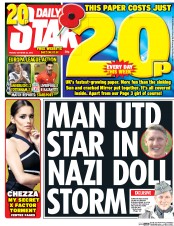 Daily Star (UK) Newspaper Front Page for 23 October 2015