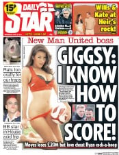Daily Star (UK) Newspaper Front Page for 23 April 2014