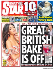Daily Star (UK) Newspaper Front Page for 23 April 2018