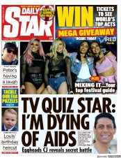 Daily Star (UK) Newspaper Front Page for 23 April 2019