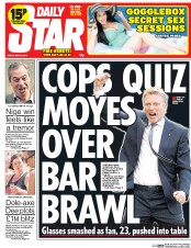 Daily Star Newspaper Front Page (UK) for 23 May 2014