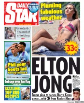 Daily Star (UK) Newspaper Front Page for 23 June 2020