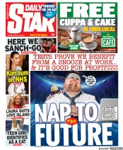 Daily Star (UK) Newspaper Front Page for 23 August 2022