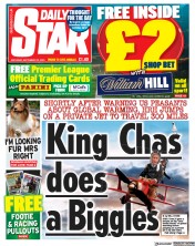 Daily Star front page for 23 September 2023