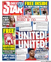 Daily Star (UK) Newspaper Front Page for 24 October 2020