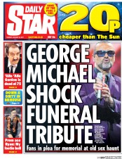 Daily Star (UK) Newspaper Front Page for 24 January 2017