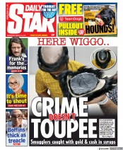 Daily Star (UK) Newspaper Front Page for 24 March 2021