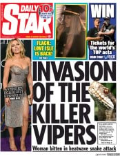 Daily Star (UK) Newspaper Front Page for 24 April 2019