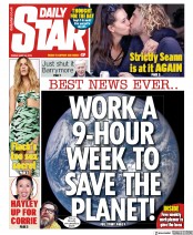 Daily Star (UK) Newspaper Front Page for 24 May 2019