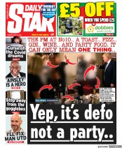 Daily Star (UK) Newspaper Front Page for 24 May 2022