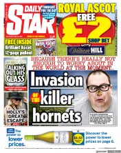 Daily Star (UK) Newspaper Front Page for 24 June 2023