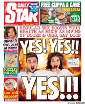 Daily Star (UK) Newspaper Front Page for 24 August 2022