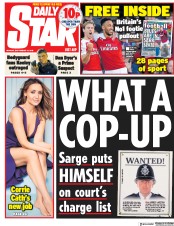 Daily Star (UK) Newspaper Front Page for 24 September 2018