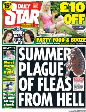 Daily Star Newspaper Front Page (UK) for 25 June 2014