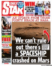 Daily Star (UK) Newspaper Front Page for 25 July 2023